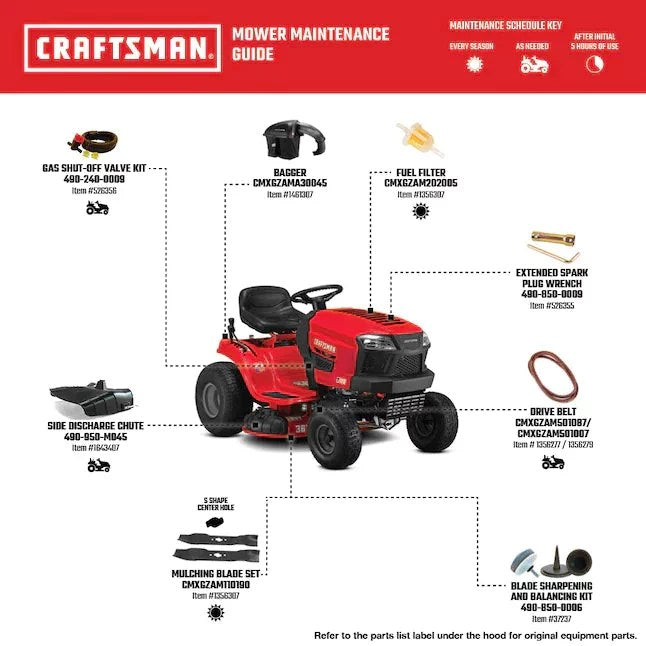 CRAFTSMAN T100 36 in. 11.5 HP Riding Mower